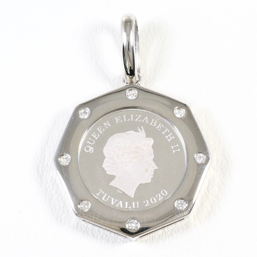 PT1000 Platinum PT900 Pendant Top 1.10oz (1.10 ounces) Diamond 0.10ct with Ce...